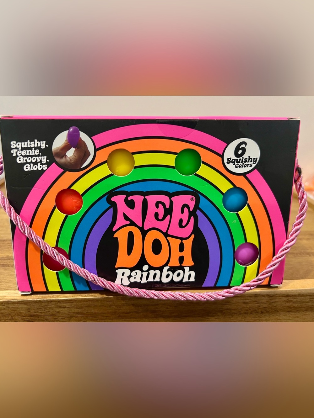 🌈 NeeDoh Rainboh Groovy Glob Set